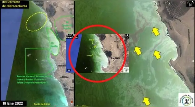 Zona afectada es de 1 millón 739 mil metros cuadrados, cifra que podría incrementarse, de acuerdo a la OEFA. Zona afectada es de 1 millón 739 mil metros cuadrados, cifra que podría incrementarse, de acuerdo a la OEFA.