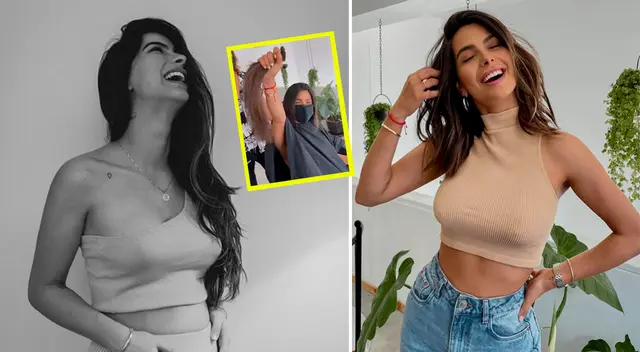 Ivana Yturbe sorprende al cortarse su cabello.