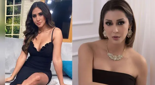 Ante el ingreso de Melissa Paredes a MAM, Karla Tarazona dijo que solo era una invitada del programa. Foto: composición/@melissapareds/@latarazona/Instagram