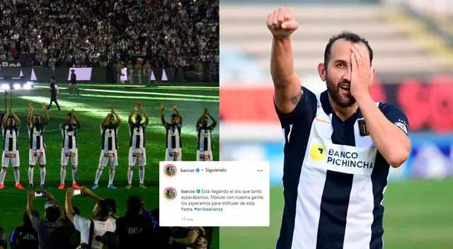 Hernán Barcos ya vive la previa de la Noche Blanquiazul 2022.