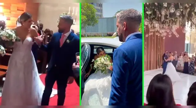 Pedro Moral se casó con su novia Fabiola Garavito.