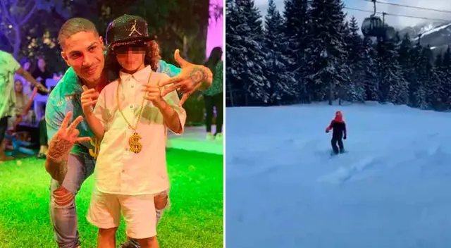 Paolo Guerrero se mostró contento por la recreación de su hijo. Paolo Guerrero se mostró contento por la recreación de su hijo.