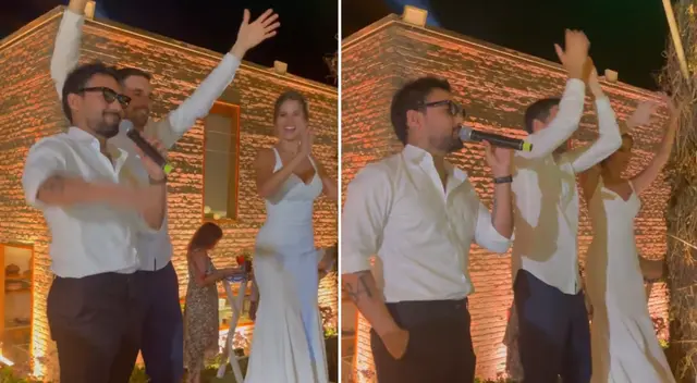 Ezio Oliva decidió realizó tierno gesto en boda. Ezio Oliva decidió realizó tierno gesto en boda.