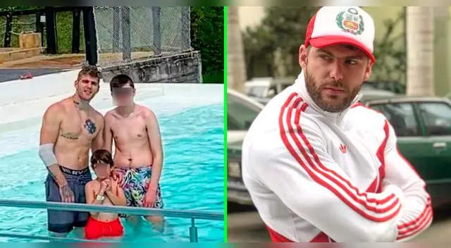 Greg Michel feliz de reencontrarse con su hijo mayor.