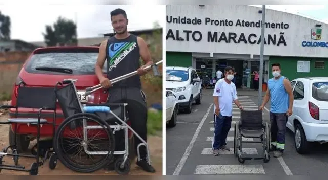 Conoce la historia del joven Elizandro Freitas, quien dedica su vida a convertir chatarra en sillas de ruedas.
