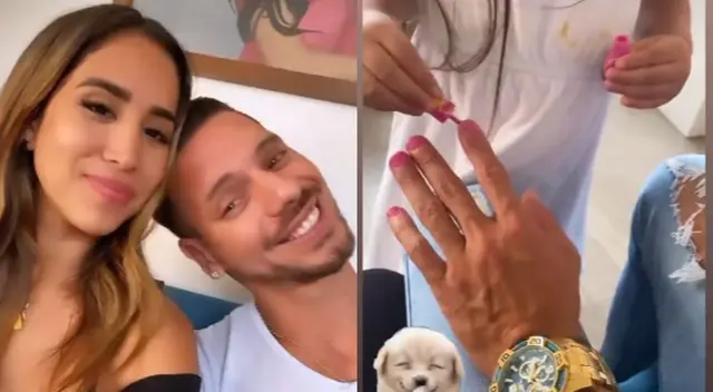 Anthony Aranda se deja pintar las uñas por hija de Gato Cuba y Melissa. Anthony Aranda se deja pintar las uñas por hija de Gato Cuba y Melissa.