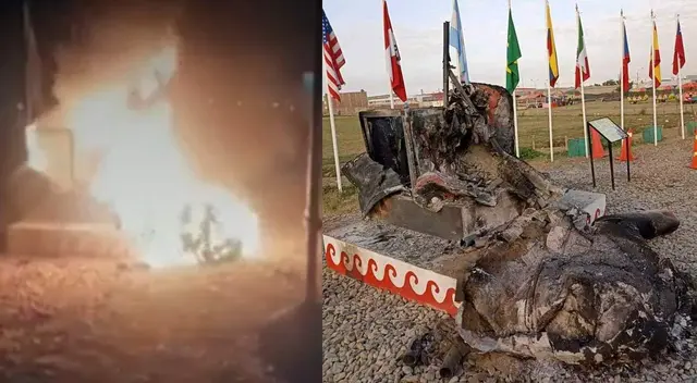 Desconocidos terminaron dejando hecho cenizas el huaco erótico de la Libertad Desconocidos terminaron dejando hecho cenizas el huaco erótico de la Libertad