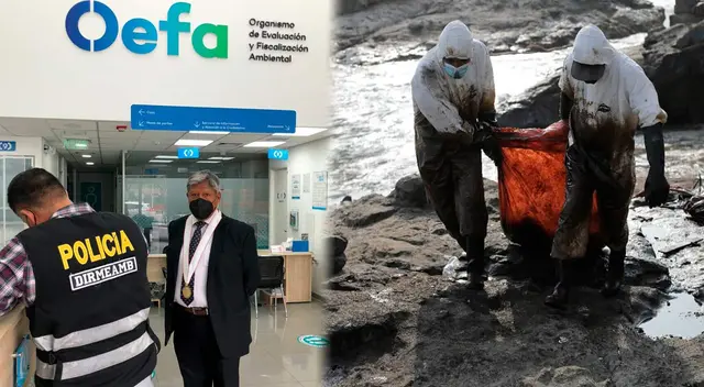 Fiscalía llegó a sede de OEFA por el las investigaciones del derrame de petróleo Fiscalía llegó a sede de OEFA por el las investigaciones del derrame de petróleo
