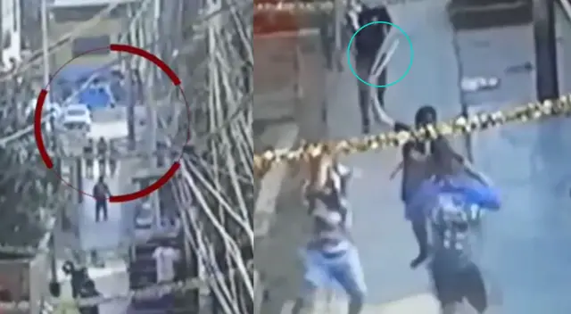 Grupo de sujetos agrede a un hombre en plena vía pública.