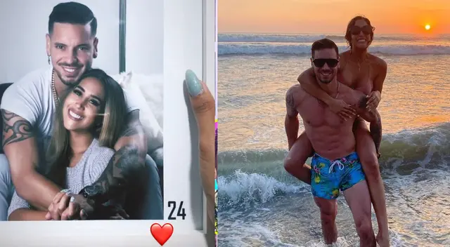 Melissa Paredes y Anthony Aranda mandan a hacer cuadro de ellos juntos.