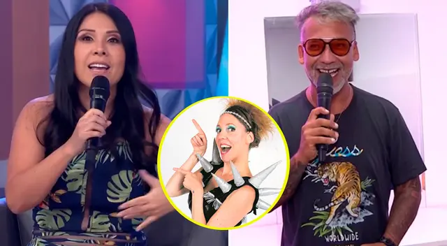 Tula Rodríguez provocó que Roger del Águila se sonrojara.