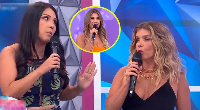 Johanna y Tula se divierten al criticar a Yahaira Plasencia. Johanna y Tula se divierten al criticar a Yahaira Plasencia.