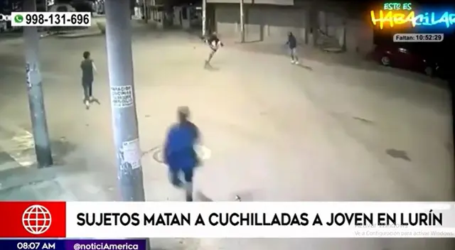 Lurín: joven salió a encontrarse con su enamorada, pero murió acuchillado en el camino [VIDEO]