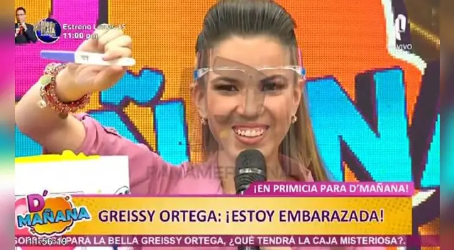 Greyssi Ortega feliz con su embarazo.