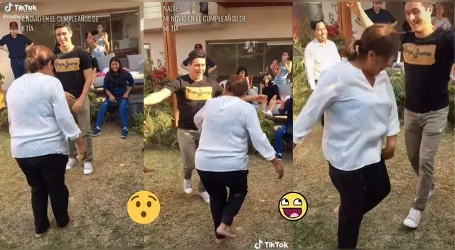 Con todo. Los usuarios en redes sociales felicitaron al joven por lanzarse a bailar este ritmo peruano.