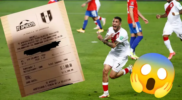 El hincha peruano entregó sus ahorros.