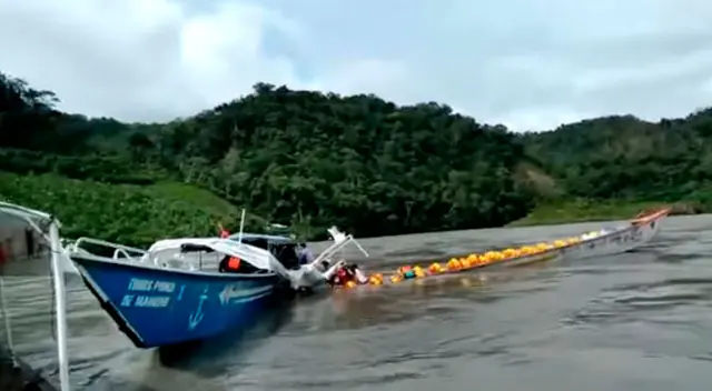 Choque de embarcaciones deja 10 heridos en el Cusco Choque de embarcaciones deja 10 heridos en el Cusco