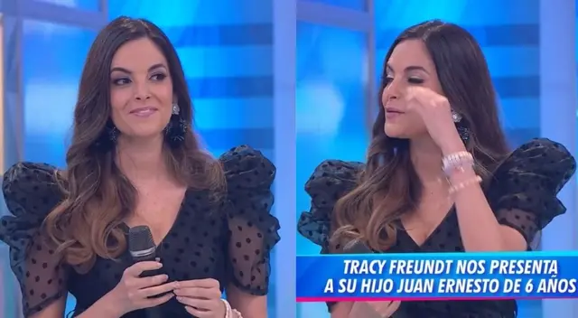 Tracy Freundt no pudo contener las lágrimas al hablar de su único hijo Juan Ernesto Tracy Freundt no pudo contener las lágrimas al hablar de su único hijo Juan Ernesto