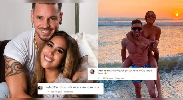 Melissa Paredes y Anthony Aranda fueron duramente criticados en redes sociales.