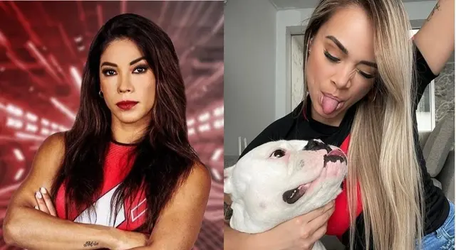 Karen Dejo y Jossmery Toledo gritan