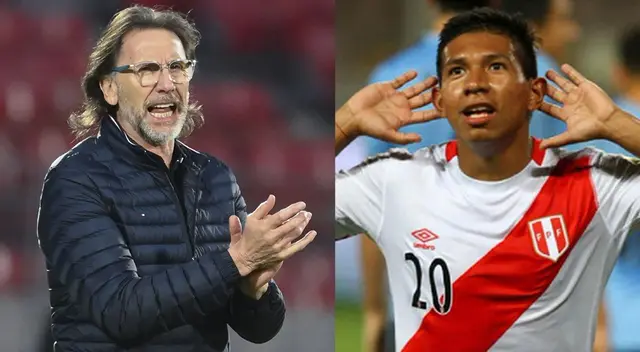 DT felicitó a Edison Flores por haberse reencontrado con el gol.
