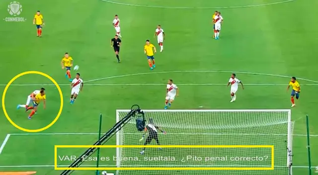 El juez de línea levantó la bandera, pero el árbitro principal esperó al VAR que al final ratificó la decisión del asistente.