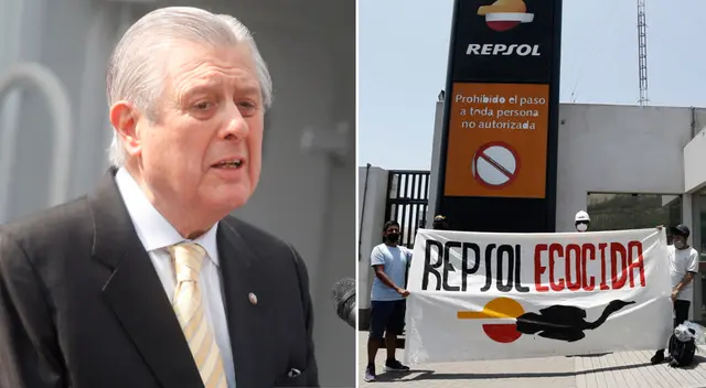 El titular del Ministerio de Relaciones Exteriores ratificó el ecocidio de la empresa Repsol. El titular del Ministerio de Relaciones Exteriores ratificó el ecocidio de la empresa Repsol.