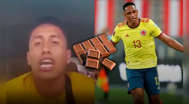 Christian Cueva cambió la letra de una canción del Grupo 5 y se la dedicó a Yerry Mina. Foto: composición/captura/EFE Christian Cueva cambió la letra de una canción del Grupo 5 y se la dedicó a Yerry Mina. Foto: composición/captura/EFE