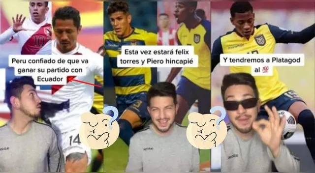 Hincha ecuatoriano asegura que su selección ganará a Perú en Lima y usuarios le responden. Hincha ecuatoriano asegura que su selección ganará a Perú en Lima y usuarios le responden.