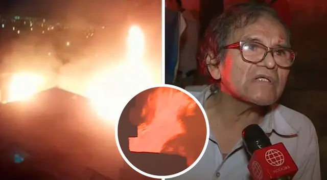 El incendio se habría originado en una carpintería ubicada a la espalda de la vivienda afectada. El incendio se habría originado en una carpintería ubicada a la espalda de la vivienda afectada.