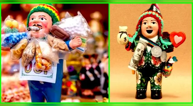 El Ekeko es el Dios de la suerte y fortuna de los peruanos.