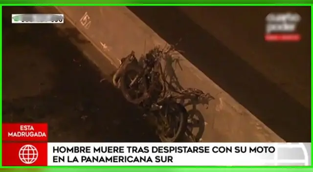 Hombre muere tras despistarse en la Panamerica Sur. Hombre muere tras despistarse en la Panamerica Sur.