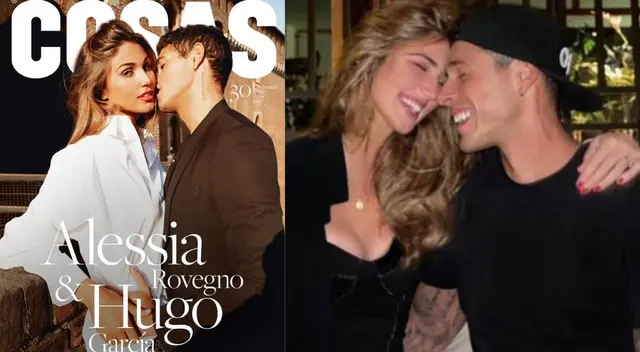 Alessia Rovegno y Hugo García en portada de la revista Cosas