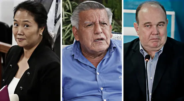 Keiko Fujimori, César Acuña y Rafael López Aliaga postularon a la presidencia de la República en estas últimas elecciones generales. Keiko Fujimori, César Acuña y Rafael López Aliaga postularon a la presidencia de la República en estas últimas elecciones generales.