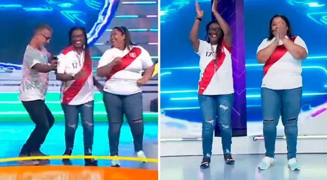 Mamá de Yotún y Advíncula se divirtieron en Esto es Habacilar. Mamá de Yotún y Advíncula se divirtieron en Esto es Habacilar.