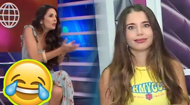 Rebeca Escribens trolea a Flavia Laos en vivo. Rebeca Escribens trolea a Flavia Laos en vivo.