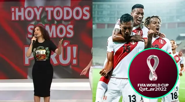 Janet Barboza y sus compañeras de América Hoy alentaron EN VIVO a la escuadra blanquirroja en las eliminatorias al Mundial Qatar 2022.