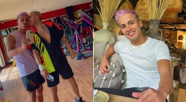 Elías Montalvo se desvive de amor por su novio mexicano. Elías Montalvo se desvive de amor por su novio mexicano.