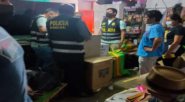 La PNP Fiscal en plena intervención La PNP Fiscal en plena intervención