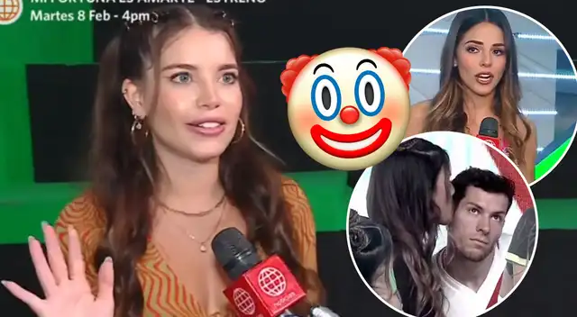 Flavia Laos se burla de los jueguitos de Luciana Fuster y Patricio Parodi.