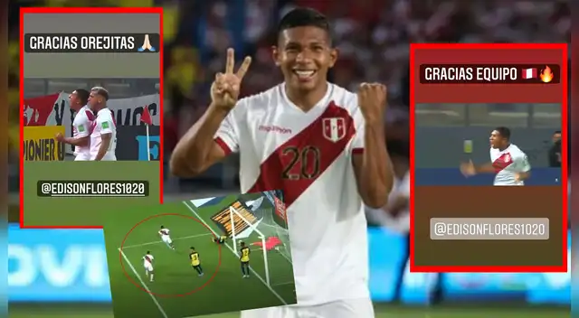 Edison Flores celebró con los hinchas a través de Instagram.