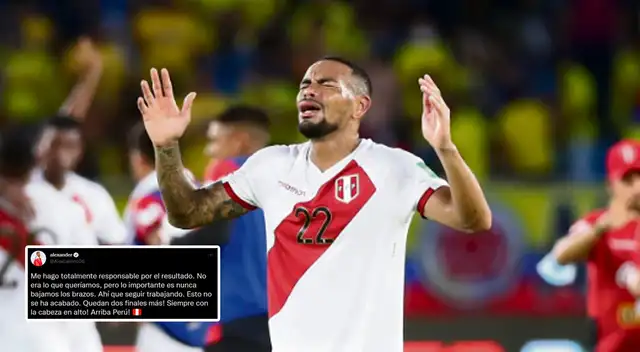 Alexander Callens se disculpó ante la hinchada por fallar en el gol de Michael Estrada a los 2 minutos del partido.