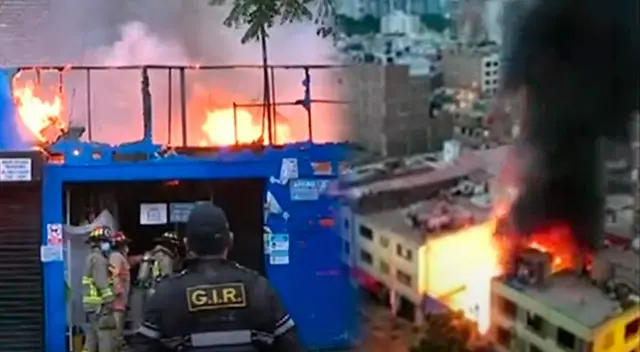 Fuertes llamas y humo negro alertaron a los vecinos de Lince Fuertes llamas y humo negro alertaron a los vecinos de Lince