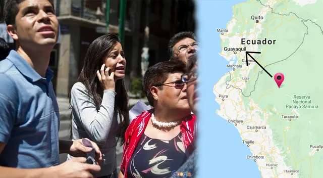 Temblor en Santa María De Nieva se sintió en Guayaquil.