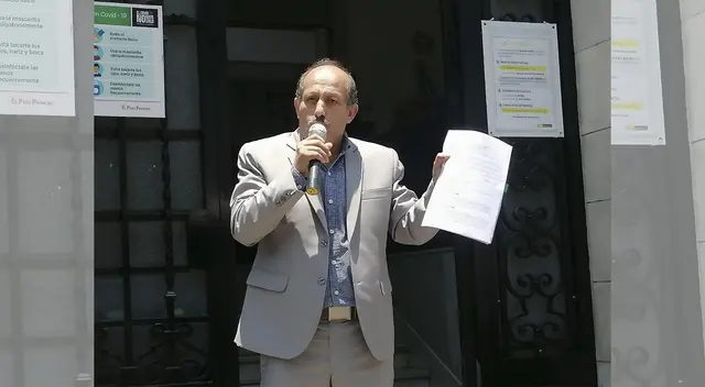 Héctor Valer se pronuncia tras denuncias de violencia familiar.