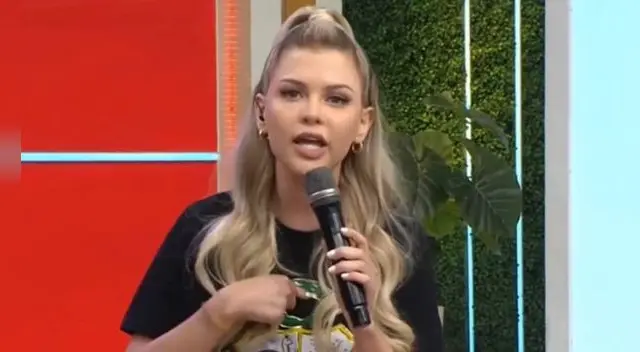 Brunella Horna asegura que la selección peruana de Fútbol clasificará al Mundial. Foto: captura América TV