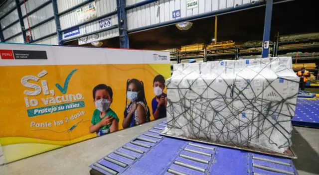 COVID-19: nuevo lote de 498,000 vacunas pediátricas llega para niños de 5 a 11 años