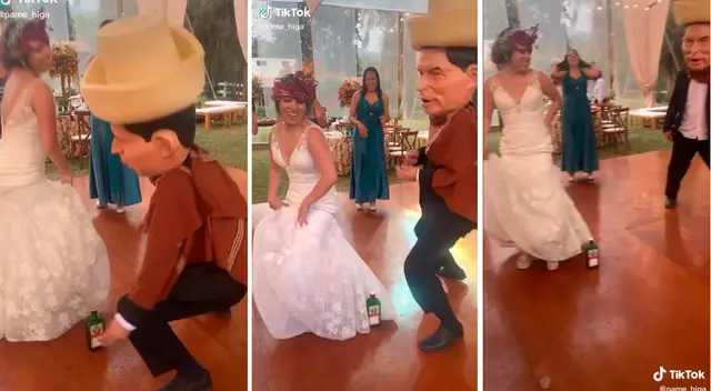 Pedro Castillo fue recreador en un matrimonio y fue la sensación de la fiesta. Pedro Castillo fue recreador en un matrimonio y fue la sensación de la fiesta.