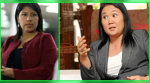 Indira Huilca le recuerda a Keiko su pasado y presente político en redes sociales tras pedir vacancia de Pedro Castillo.