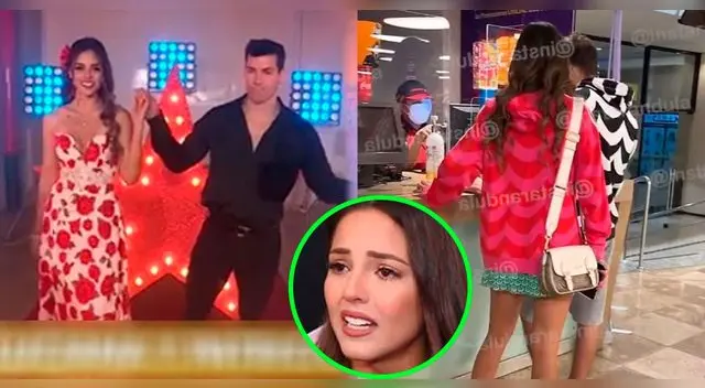 Luciana Fuster y Patricio Parodi felices en una tarde de cine. Luciana Fuster y Patricio Parodi felices en una tarde de cine.